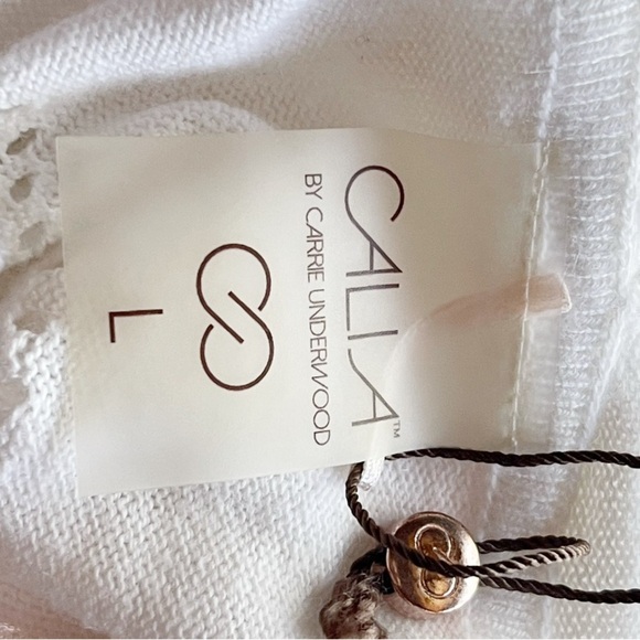 CALIA by Carrie Underwood Cashmere Blend Effortless Hoodie Sweater - Picture 5 of 6